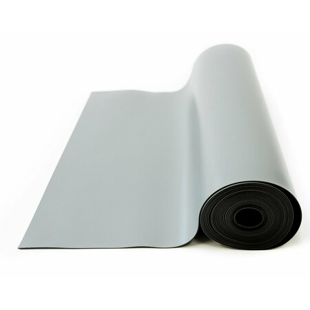 Bertech ESD Anti-Static High Temperature Table Mat Roll, 3 Ft. x 50 Ft., Gray 2059T-3x50G